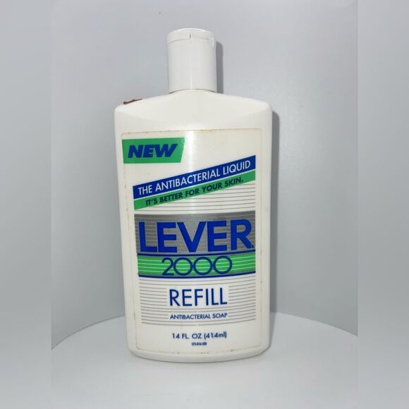Lever 2000 ~ Antibacterial Soap Liquid Refill ~ New Old Stock ~ 14 Oz - Picture 1 of 5